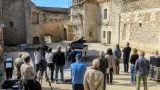 André Manoukian joue au château de Culan pour l'émission « Château ! » de France TV