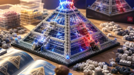 Daft Punk officiellement recréé en LEGO : la pyramide d'Alive 2007 programmée pour 2027