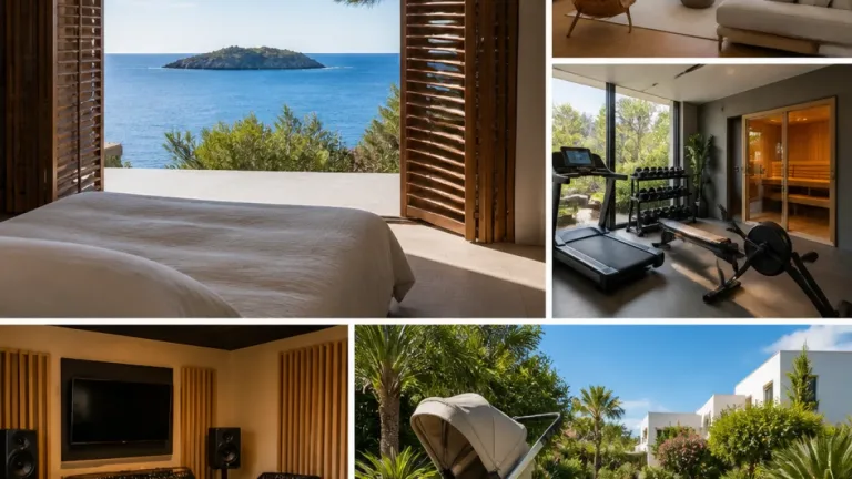 David Guetta montre sa maison d'Ibiza : studio privé, salle de sport et vue sur la mer