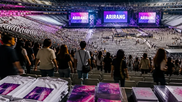 BTS : « Arirang » toujours présent après 30 semaines, la tournée en tête des recettes mondiales